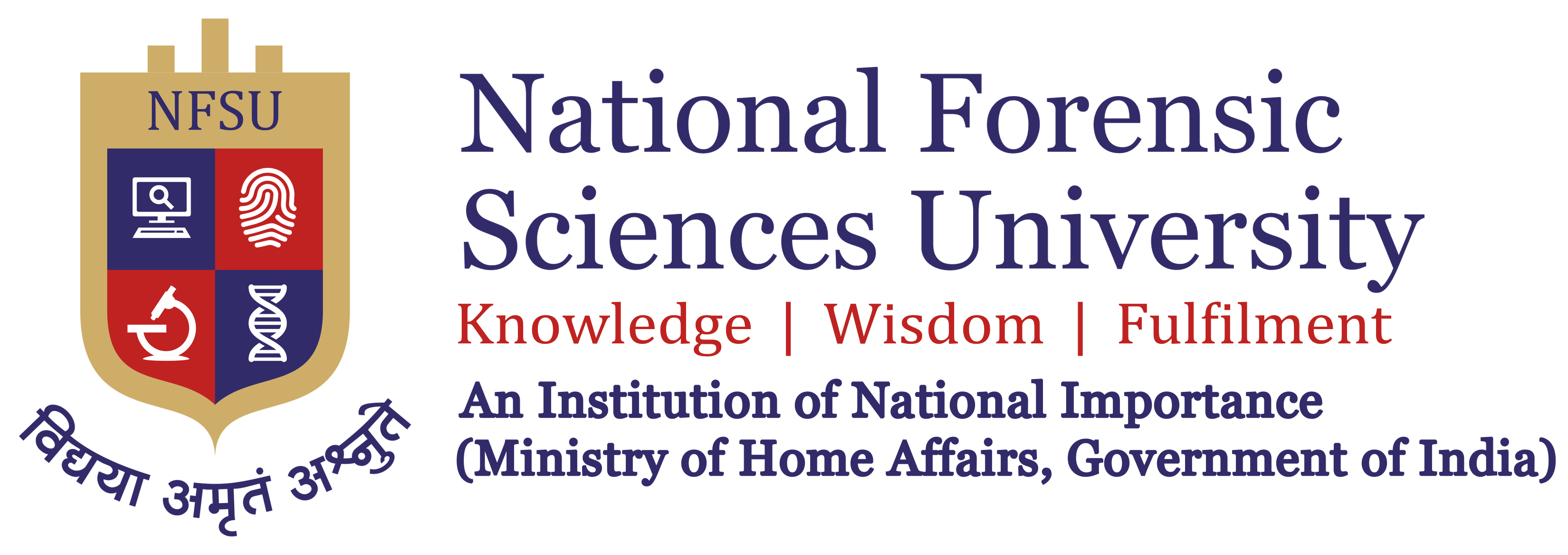 National Forensic Sciences University Logo